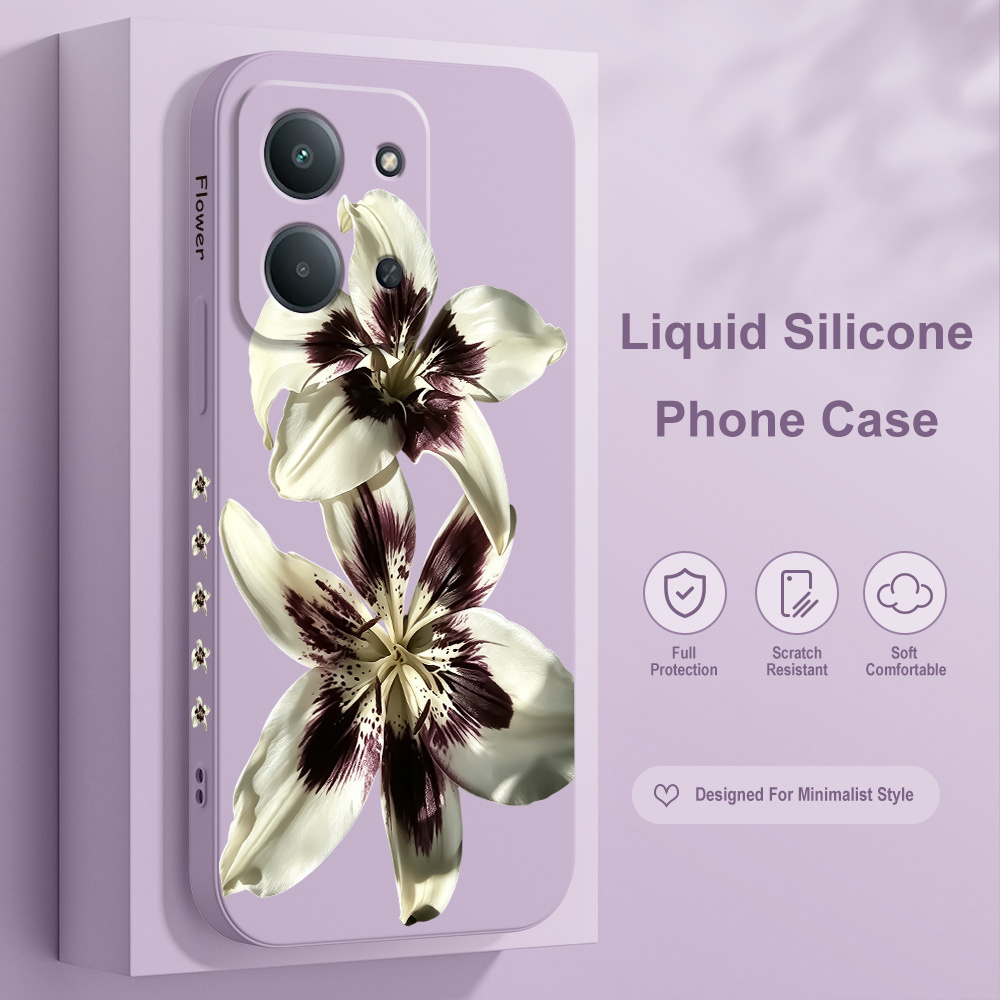 Xiaomi Poco X6 - Funda de silicona suave con diseño
