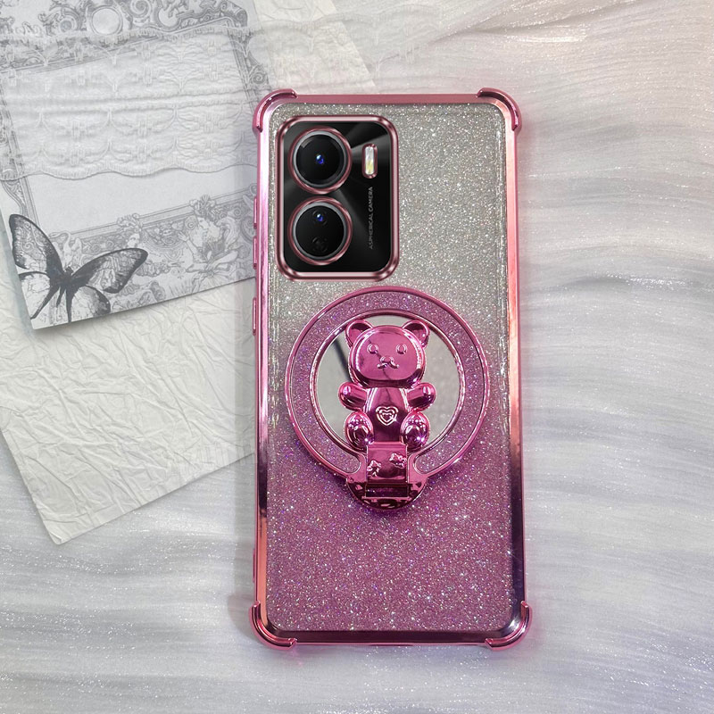 Vivo Y28 - Funda con soporte para teléfono con