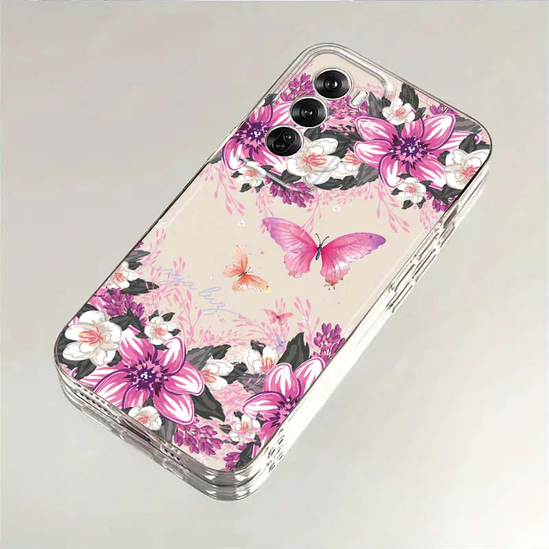 Diseño de estampado de maripos - Oppo A78 reseña y precio