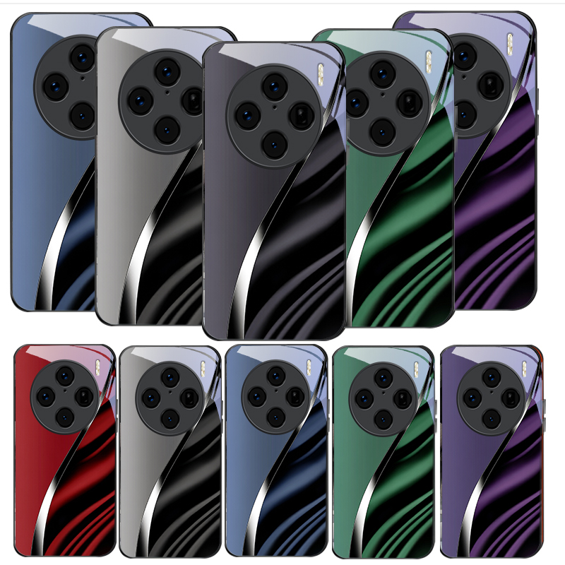 Funda de vidrio negro con efec - Vivo X200 reseña y precio