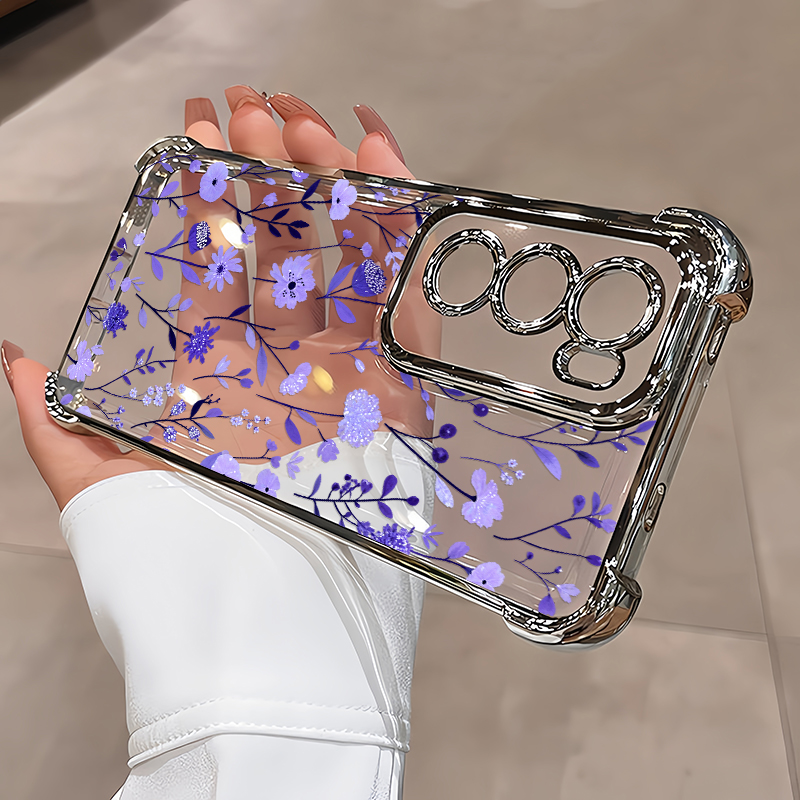 Funda con diseño de flores en  - Vivo Y28 reseña y precio